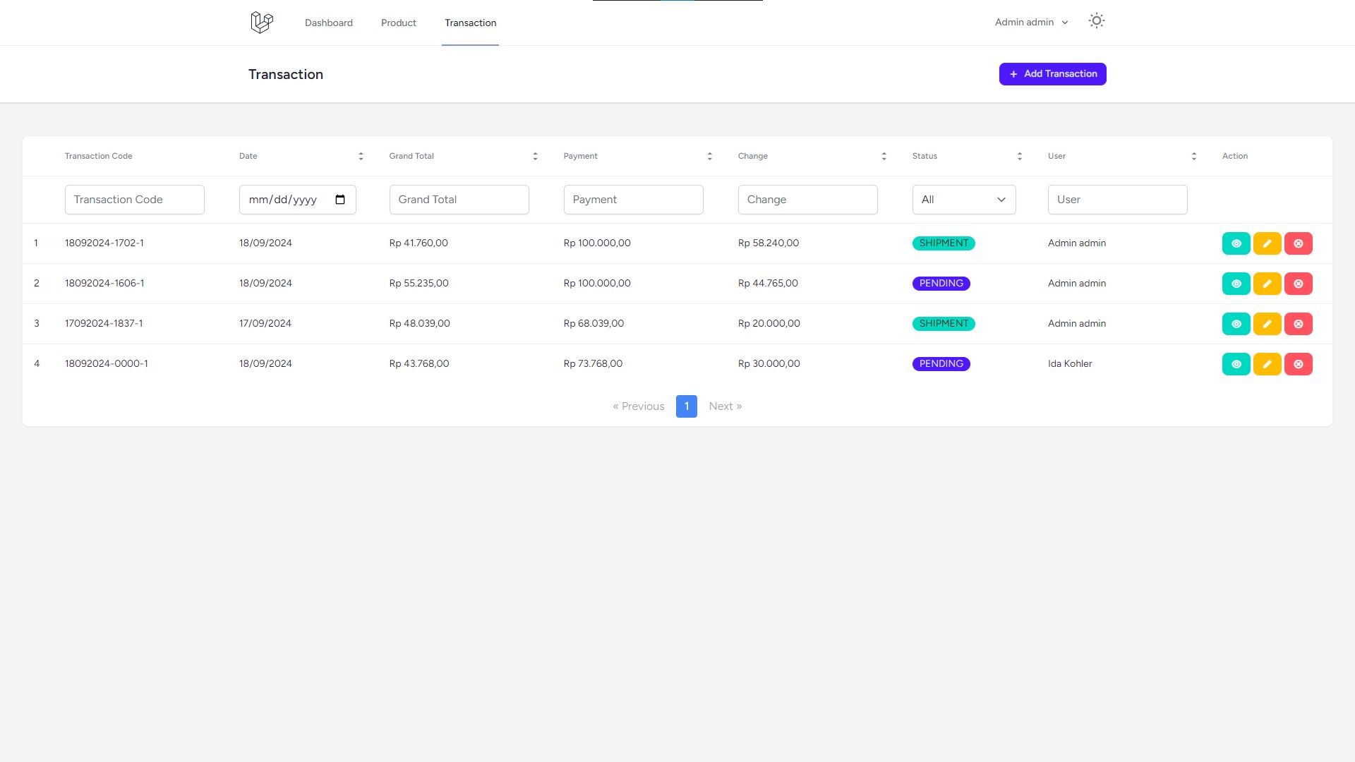 Proyek Laravel Inertia